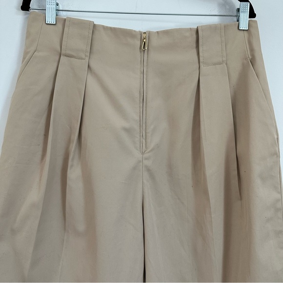 SANDRO High Waisted Pleated Wide Leg Trouser - Picture 4 of 16